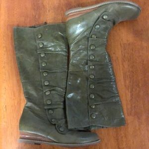 Miz Mooz Shoes - Miz Moon green riding boots Miz Mooz Shoes - Miz Moon green riding boots